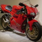 1994 Ducati 916 on display